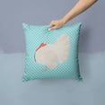 thumbnail image 2 of Carolines Treasures BB8157PW1414 White Holland Turkey Blue Check Fabric Decorative Pillow, 14 x 14 in., 2 of 4