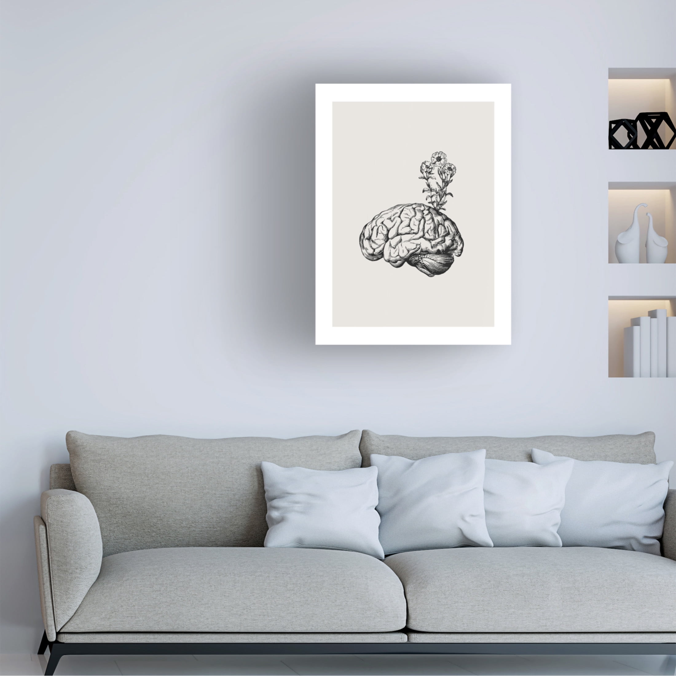 Trademark Fine Art Beth Cai Brain Bloom Canvas Wall Art