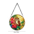 thumbnail image 3 of Guodhu Acrylic Puzzle Sun Catcher Owl Design Window Hanging Rainbow Maker for Home Wall Art Mixed Material 100 Pieces Craft Project(multicolour R), 3 of 7