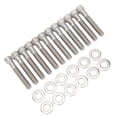 thumbnail image 1 of Kit de pernos de culata de acero inoxidable 304 endurecido, repuesto pulido para FORD SMALL BLOCK SBF 289 302 5.0L 351W, 1 of 12