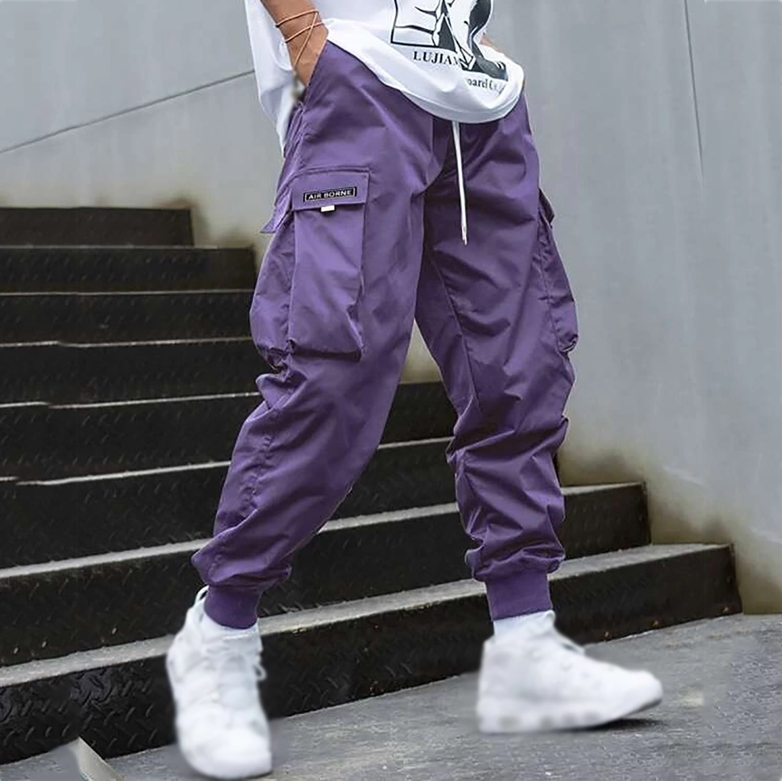 Ketyyh-chn99 Mens Pants Casual Fashion Loose Trousers