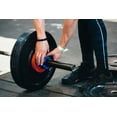 thumbnail image 5 of USIONE 2" Olympic Exercise Collars for Fitness Workout | Heavy Duty Rubber Quick Release Barbell Clamps, Red Pair (2 Pack), 5 of 8