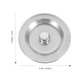 thumbnail image 2 of ROSENICE 2Pcs Kitchen and Bathroom Sink Plugs with Sealing and Odor Prevention, 2 of 8