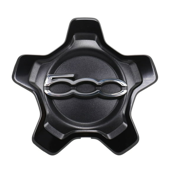 Black 16 inch Hubcap Cupping for Fiat 500x 735626311 Wheels Centre Hub Caps Set Dust Cover Wheel Hub Cap Replacement 1/2/4pcs