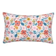 thumbnail image 1 of Fotbe Floral Ditsy Funda de Almohada Decorativa Estilo Occidental, Lujo en Algodón, Fundas para Almohadas King, Cojín Estampado para Decoración del Hogar-14"x20", 1 of 6