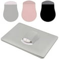 thumbnail image 2 of 3 Pack Universal Stick-On Mouse Pouch,Slim Mouse Holder,Case for Magic Mouse,with Reusable Adhesive,No Glue Residue,Compatible with Computer,Laptop,Office,Home (Grey,Black,Pink), 2 of 6
