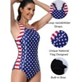 thumbnail image 2 of Charmo One Piece Athletic Racerback Swimsuit Women Slimming Bathing Suits Color Block Training Swimwear for Women, 2 of 7
