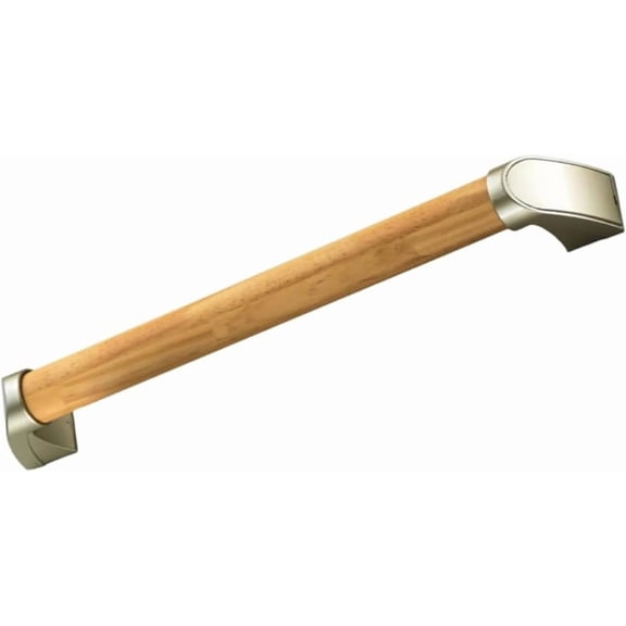 Solid wood bathroom grab bar, 33 cm bathtub safety handle, bathroom barrier-free handle, non-slip handle