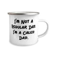 thumbnail image 2 of Cheap Calico Cat Gifts, I'm Not a Regular Dad. I'm a Calico Dad, Reusable 12oz Camper Mug For Cat Lovers From Friends, 2 of 2