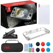 Nintendo Switch Lite Dialga & Palkia Edition, 802.11ac, WiFi, Bluetooth, Bundle with 11-1 Case Kit