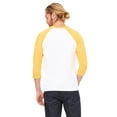 thumbnail image 2 of Bella + Canvas Unisex Jersey 3/4 Sleeve Baseball Tee C3200, 2 of 3