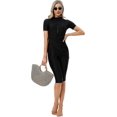 thumbnail image 4 of Maillot de Bain pour Femmes, Combinaison à Manches Courtes, Fermeture Éclair devant, 3 Pcs, 4TG, 4 of 5
