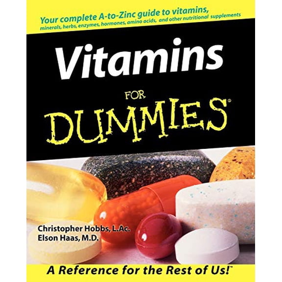 Pre-Owned Vitamins for Dummies (Paperback) 0764551795 9780764551796