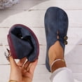 thumbnail image 5 of Miluxas Women's Flats Shoes Ballet Flats Dress Shoes Comfortable Leather Slip on Shoes for Women Blue 7(39), 5 of 6
