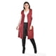 thumbnail image 1 of Chaleco largo tipo gamuza Roman Fashion /Tallas Extras, 3905 (Vino) vino Unitalla, 1 of 7