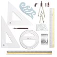 thumbnail image 1 of Kit de dibujo y diseño ALVIN DDKL1 de 10 piezas, 1 of 7