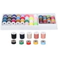 thumbnail image 2 of Sewing Thread Set, Household Accessory Bobbin Thread Sewing Supplies Excellent Craftsmanship 32Pcs 28 Threaded Metal Bobbins  For DIY Crafts, 2 of 8