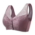 thumbnail image 2 of Hrsba Womens Summer Bra,Plus Size Bra for Womens,Middle Aged And Elderly Bras Without Steel Rings Large Size Underwear Front Button Style Bra Comfortable Bra, 2 of 3