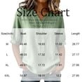 thumbnail image 4 of Womens Embroidered Cotton Linen Tops Summer Casual Boho Linen Mid Cuffed Sleeve Shirts V Neck Vacation Work Daily Blouses, S, 4 of 8