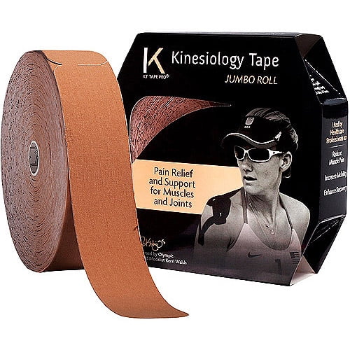 KT Tape Original Kinesiology Tape, Jumbo Roll, Precut, 150 Ct