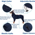 thumbnail image 5 of Dog Coat Dog Jackets Polar Fleece Pet Windproof Dog Sweater Pets Apparel Warm Fleece Padded Winter Dogs Coats Puppy Small Medium Large Dog Clothes for Dog, 5 of 8