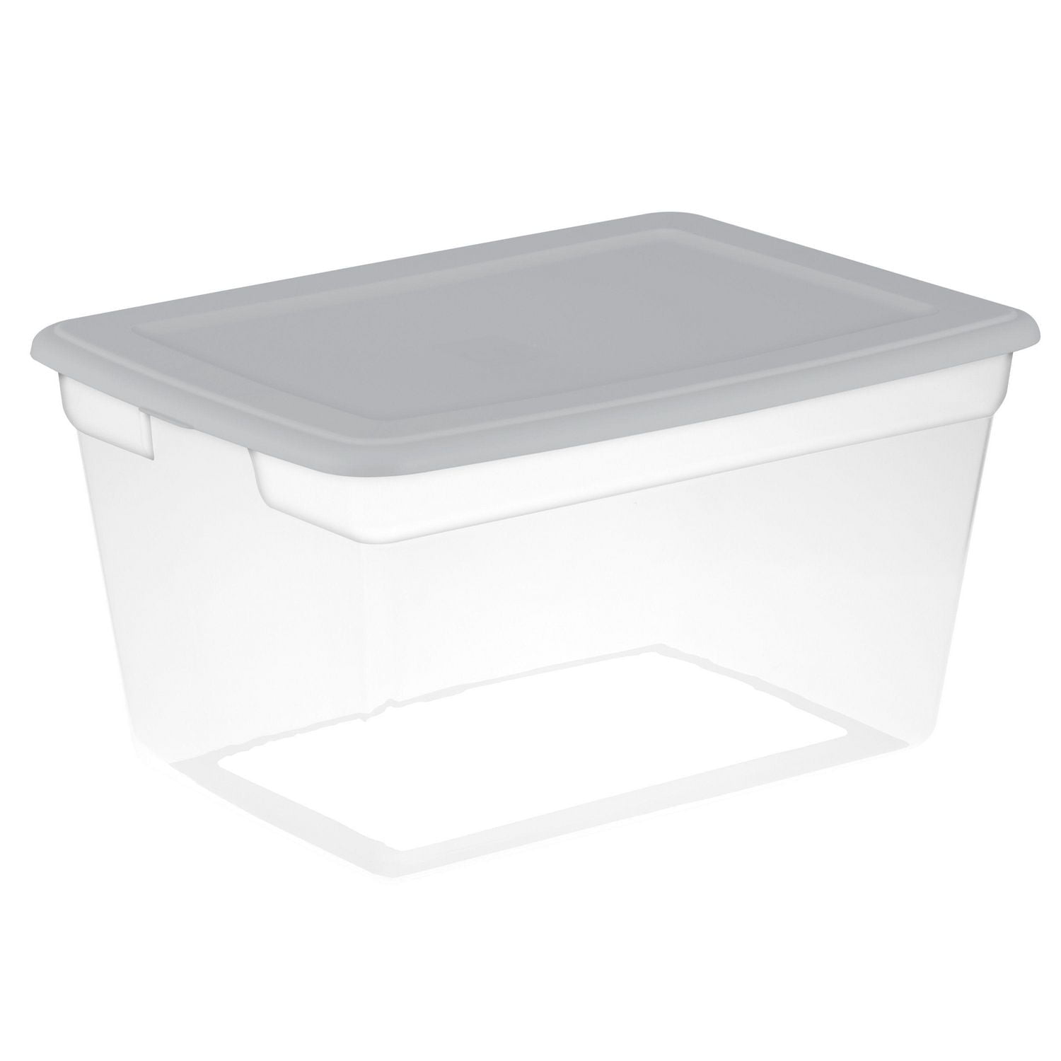 Sterilite 55L Storage Box - Silver, 55L, Silver