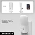 thumbnail image 3 of 2 Pcs White Warm White 3000K Vertical Dimmable Night Light, 3 of 4