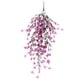 thumbnail image 4 of Guirnalda de seda artificial colgante para vallas, escaleras y cestas colgantes para decoración de exteriores. Rosa roja, 4 of 8
