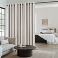 thumbnail image 6 of Top Finel Grommet Top Blackout Curtains, Linen, 52" x 90", 2 Panels, 6 of 16