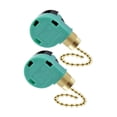 thumbnail image 2 of 2 interruptores de tirador para luz de ventilador Ze-268S6, accesorio para ventiladores de techo , control de dos cables cadena de oro, 2 of 8