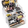 thumbnail image 4 of Sorbus Acrylic Cosmetics Makeup and Jewelry Storage Case X-Large Display Sets - Interlocking Scoop Drawers to Create Your Own Specially Designed Makeup Counter - Each Drawer Is Stackable, Detachable,, 4 of 4