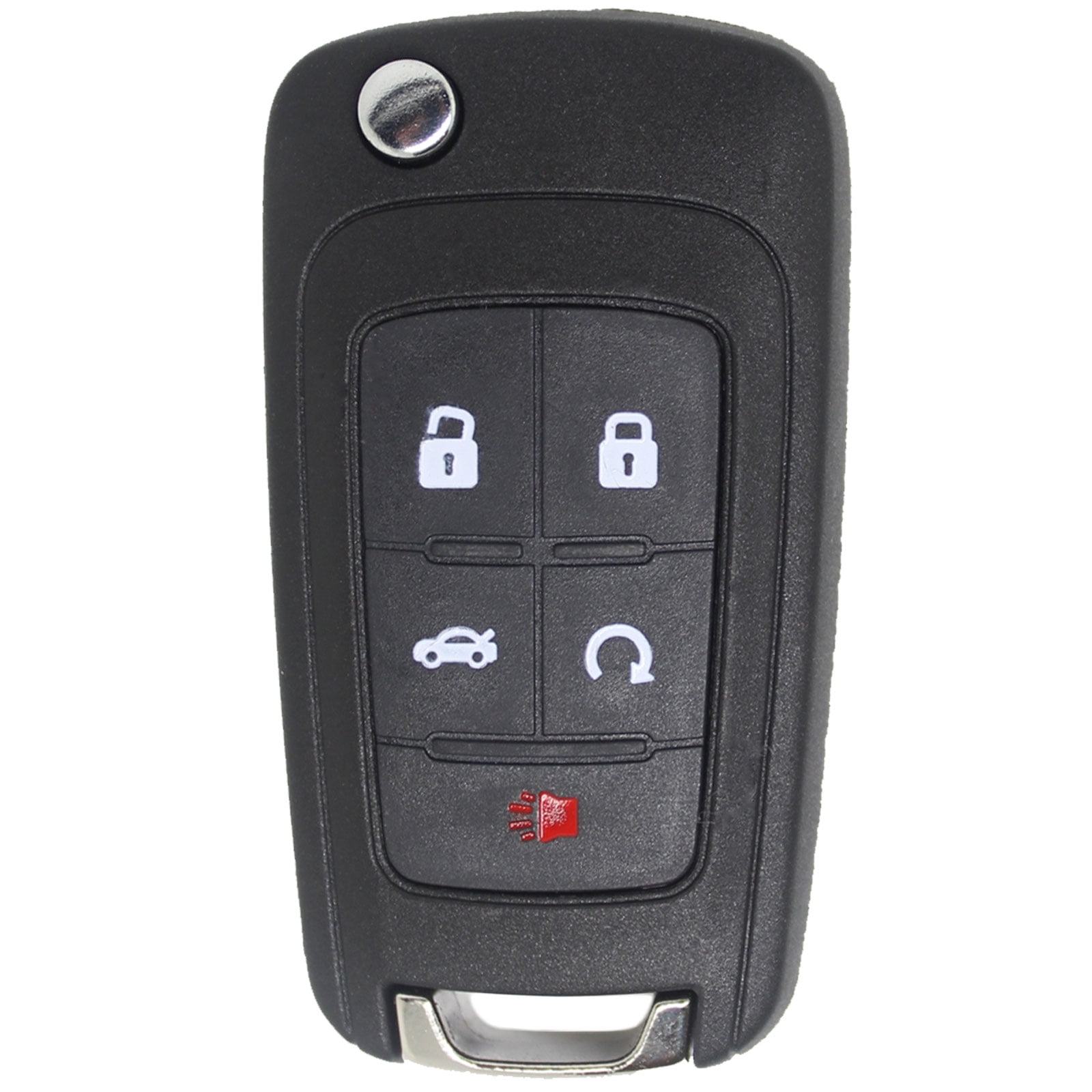 Flip Remote 4 Button Key Case Fob For CHEVROLET Camaro Equinox Cruze 