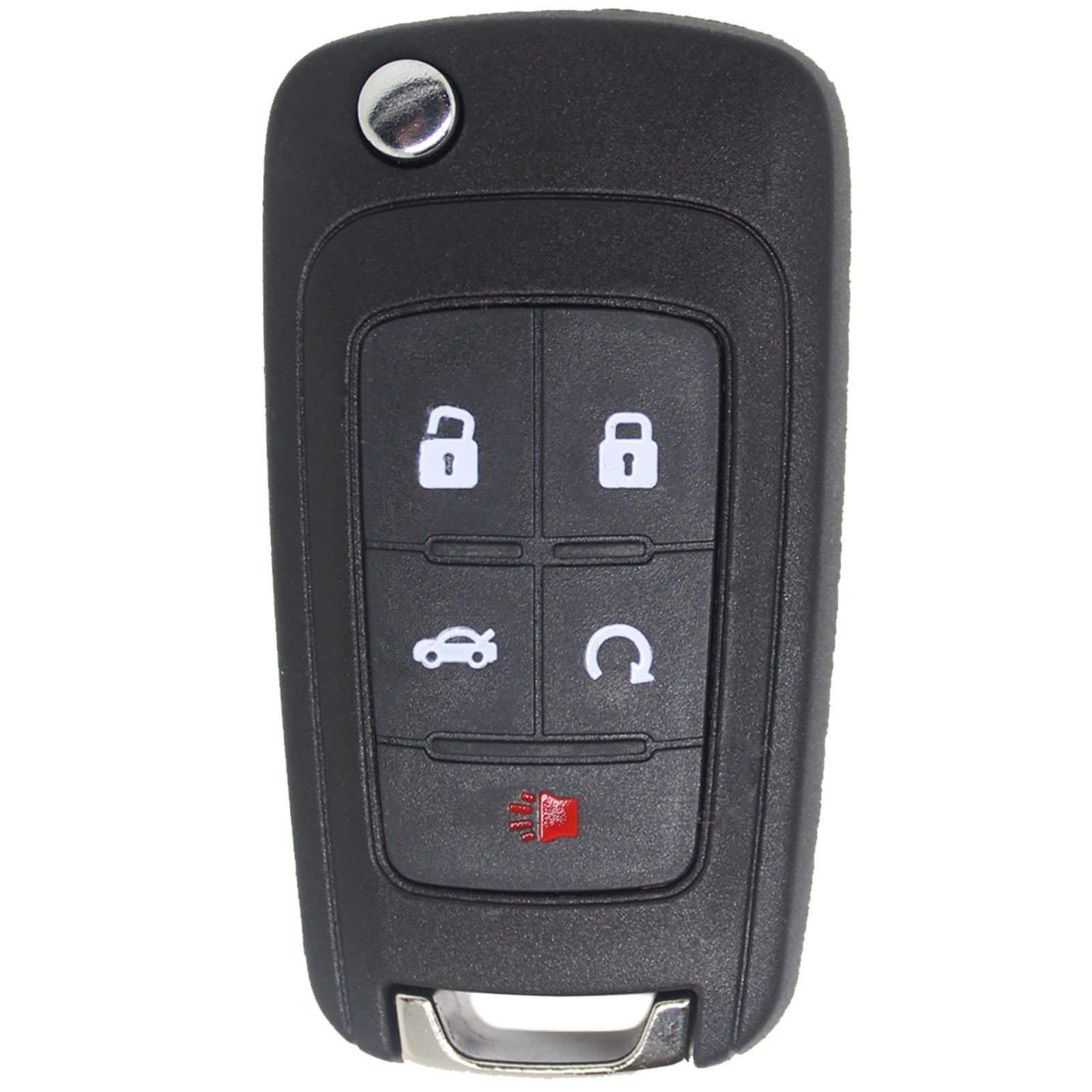4 Button Remote Flip Key Shell Key Case Fob for CHEVROLET Camaro Equinox Cruze