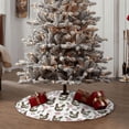 thumbnail image 4 of Fotbe Flowe Rooster Pattern Christmas Tree Skirt, Tree Skirts Plush Christmas Decorations, Christmas Tree Skirts Xmas Decorations Holiday Party Decor-30", 4 of 6