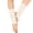 Beige, variant on HEVIRGO 2 Pairs Ballet Leg Warmers with Heel Hole Knitted Winter Extra Soft Long Leg Warmers for Yoga Dance Anti-slip Leg Socks Yoga Sport Calf Covers