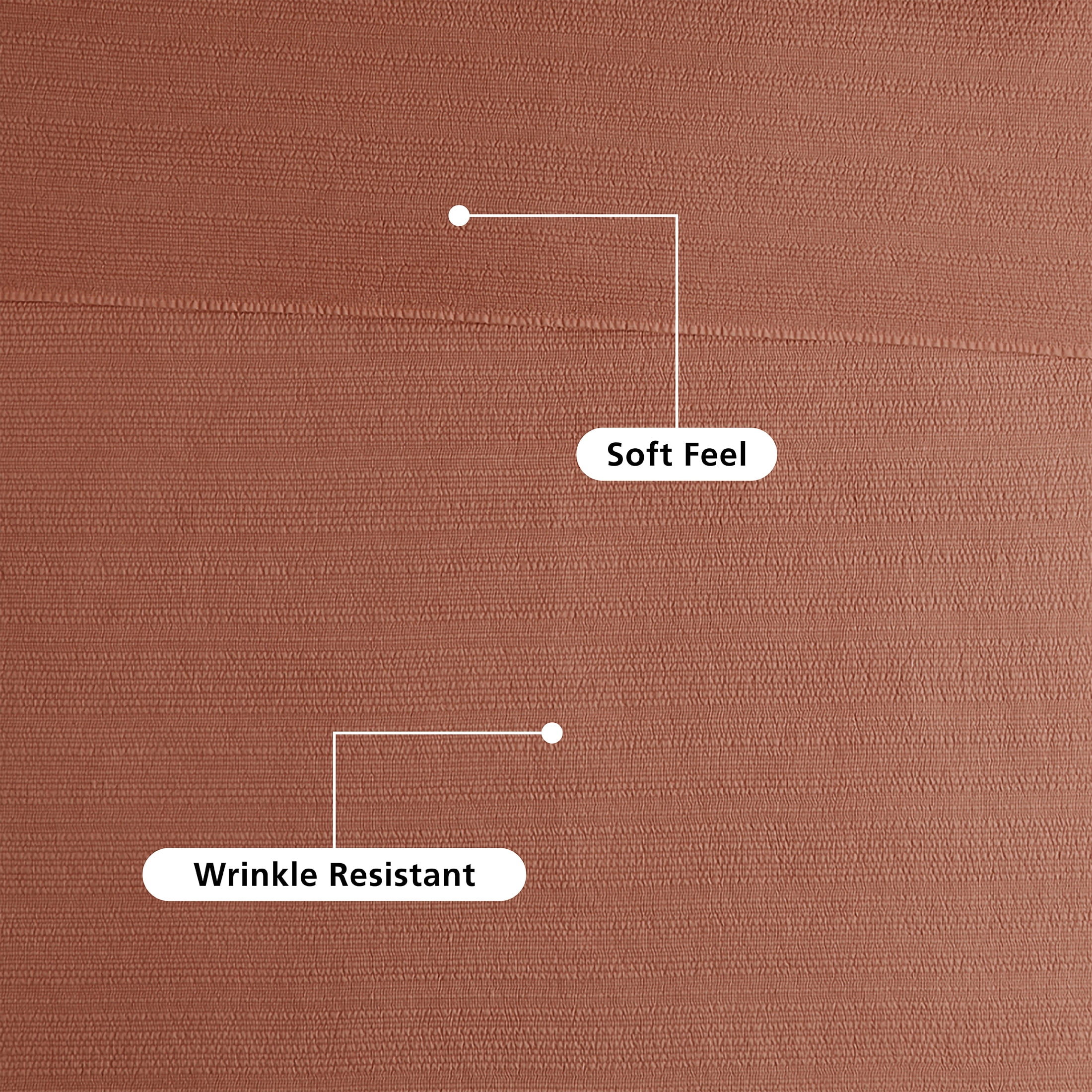 Mainstays Garment Washed Stripe Quilt, King, Terracotta Orange, Soft Microfiber Bedding