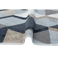 thumbnail image 3 of Langenzersdorf Beige Geometric Cotton Area Rugs for Living Room Jacquard Textured Modern Rugs Soft Geometric Rug for Bedroom Washable Rug Non-Slip Bohemian Carpet Perfect for Dining Room Office Beige, 3 of 5