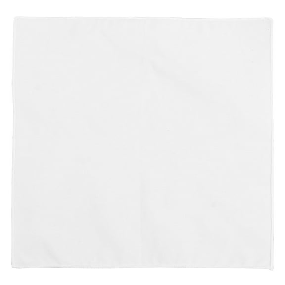 Raindrops Elegant Men's Cotton Handkerchief White Lightweight and Easy to Carry 1Pc