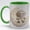Accent Mug - As image, variant on Cute Astronaut Moon Valentine Design Ceramic Mug, Kawaii Space Plush Art Coffee Cup, Romantic Valentine Gift Mug