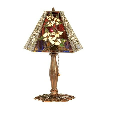 Meyda Tiffany 81619 Tiffany Single Light Up Lighting Table Lamp from the Peony C