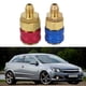 thumbnail image 5 of 2 piezas de conector de acoplamiento rápido de aire para automóvil para R134A lado alto, bajo, rojo y azul, 5 of 9