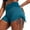 Blue, variant on hotojiny Biker Yoga Shorts for Women Casual Drawstring Elastic Waist Workout Shorts Comfy Gym Running Shorts