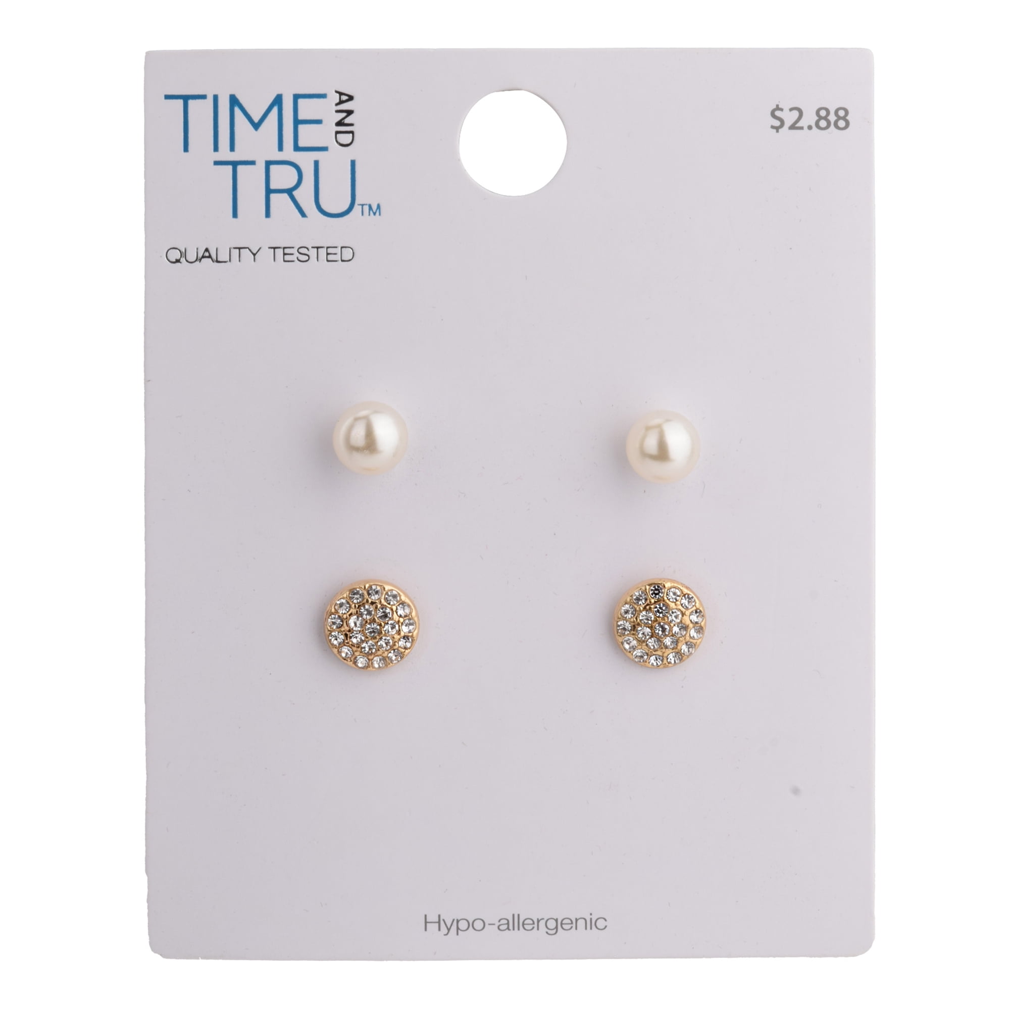 Time and Tru Ladies Duo Earrings