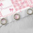 thumbnail image 4 of Manfei Princess Bowknot Curtains Pack of 2 (42x63), Pink Curtains for Living Room, Kawaii Plaid Buffalo Black Out Curtains, Super Cozy Bedroom Decor, 4 of 6