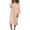 Pink, variant on Women's Casual Plush Pullover Oversized Sweatshirt for Women Long Sleeve Drawstring Hoodie Maxi Dress with Pocket