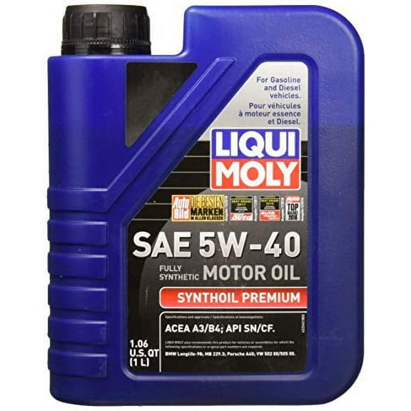 Liqui Moly 2040 1 L SAE 5W-40 Synthoil Premium Motor Oil