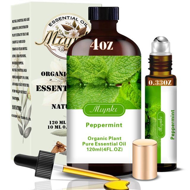 Aceite esencial mlynkl con fragancia de menta, 130 ml, para difusor