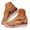 Brown, variant on Dakaela Wedge Sandals for Women Comfortable Platform Slingback Slip on Espadrille Open Toe Ankle Strap Summer Beach Walking Shoes Size 6-10