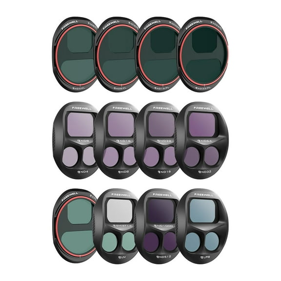 Freewell Mega Filter Kit for DJI Mavic 4 Pro Drone, 12-Pack