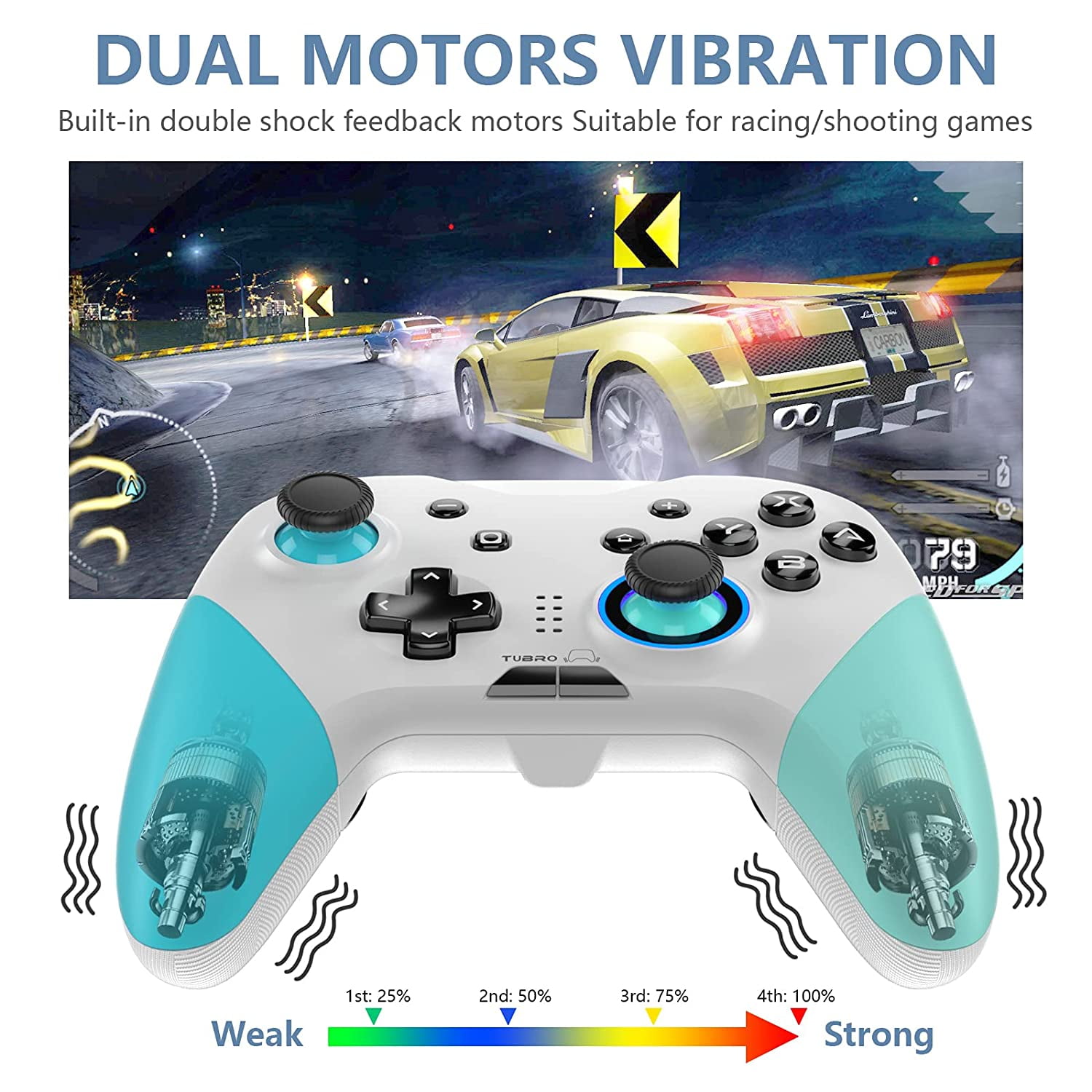 Cybermix Wired Wireless Game Controller Compatible With Switch Pc Laptop Android For N Switch Windows 7 8 8 1 10 Controller Joypad With Nfc Turbo Walmart Canada